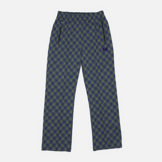 TRACK PANT - POLY JQ.（BLUE / OLIVE)