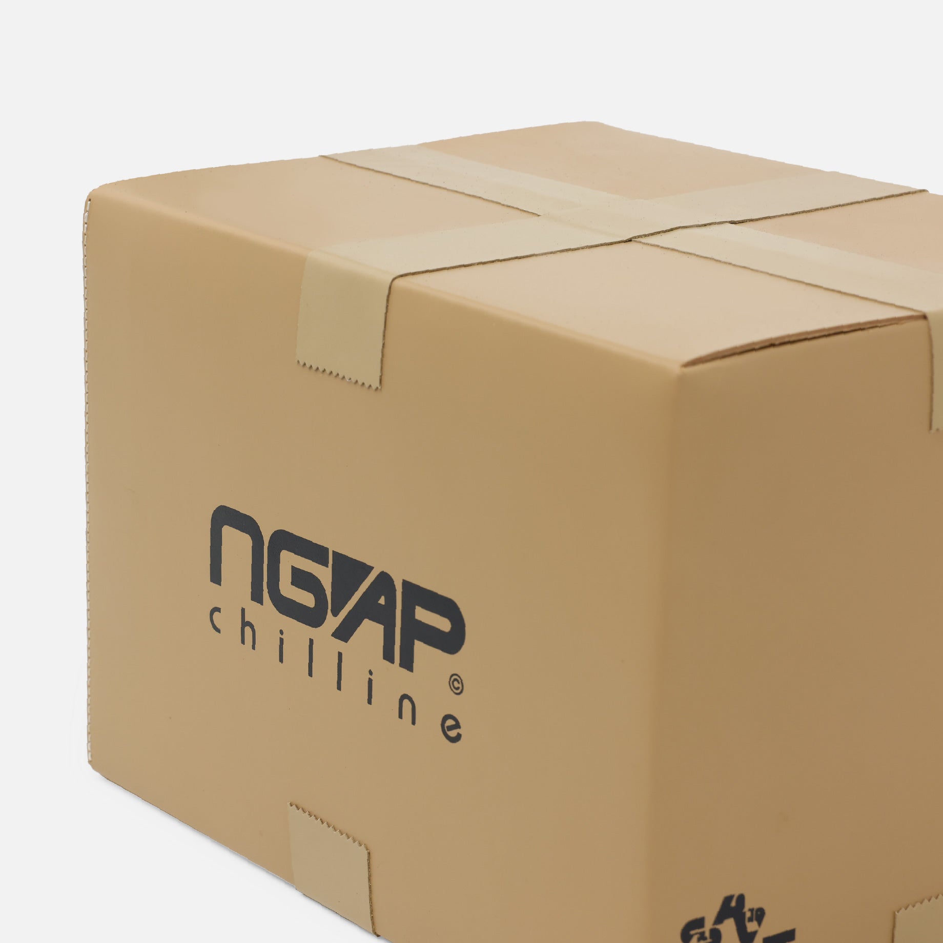 NGAP LEATHER CARDBOARD BOX CUSHION CHAIR（SMALL）