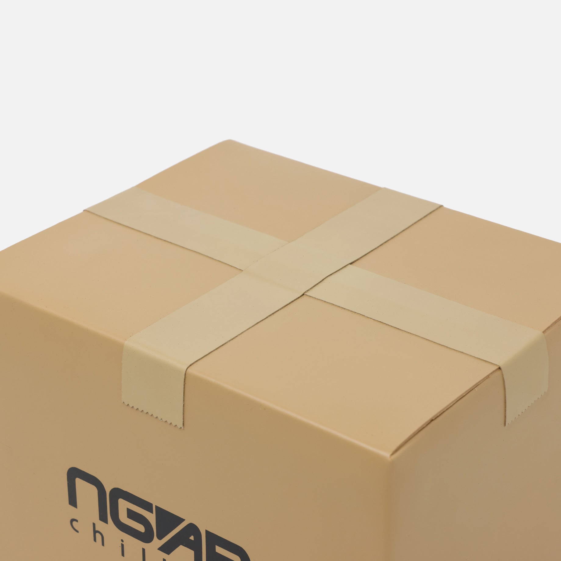 NGAP LEATHER CARDBOARD BOX CUSHION CHAIR（SMALL）